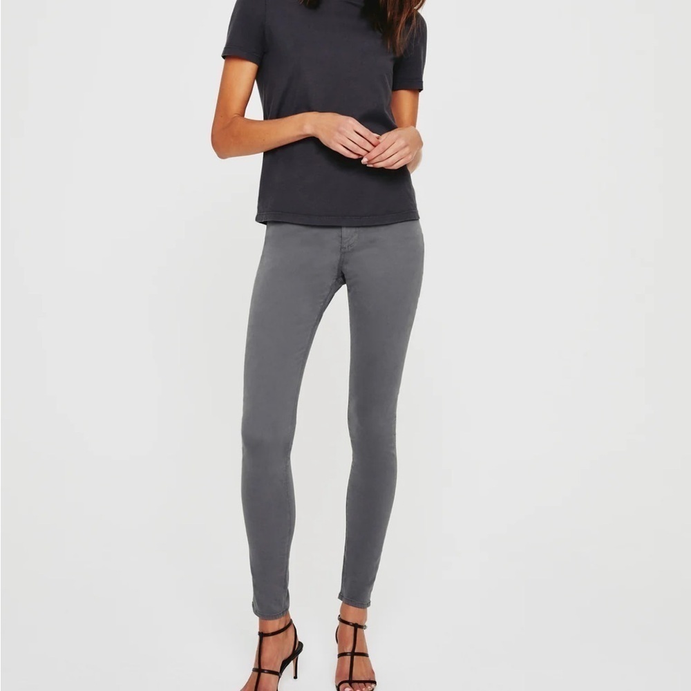 Ag Gray Metallic Basketweave Pattern Metallic Abs… - image 4